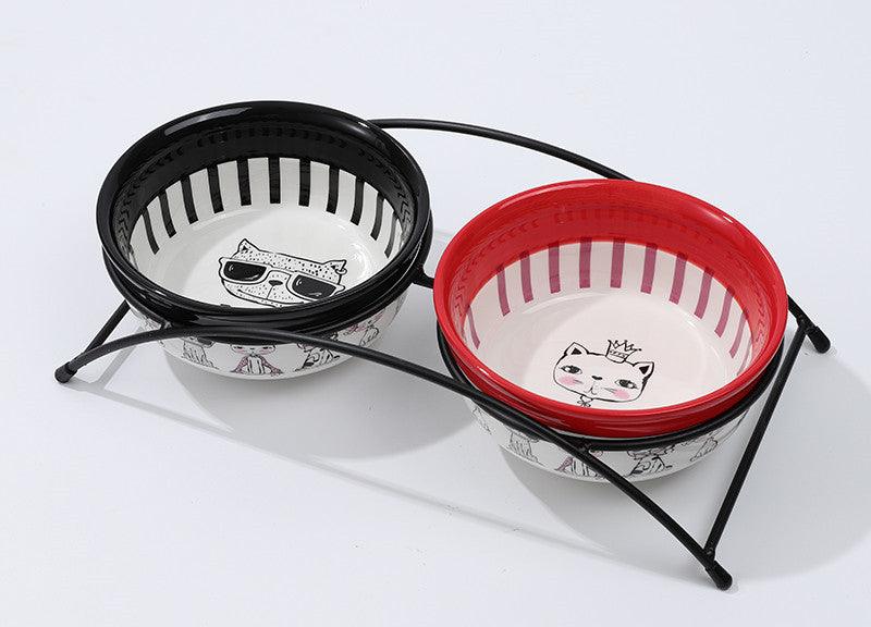 Pet Food And Water Dispenser For Cats And Dogs