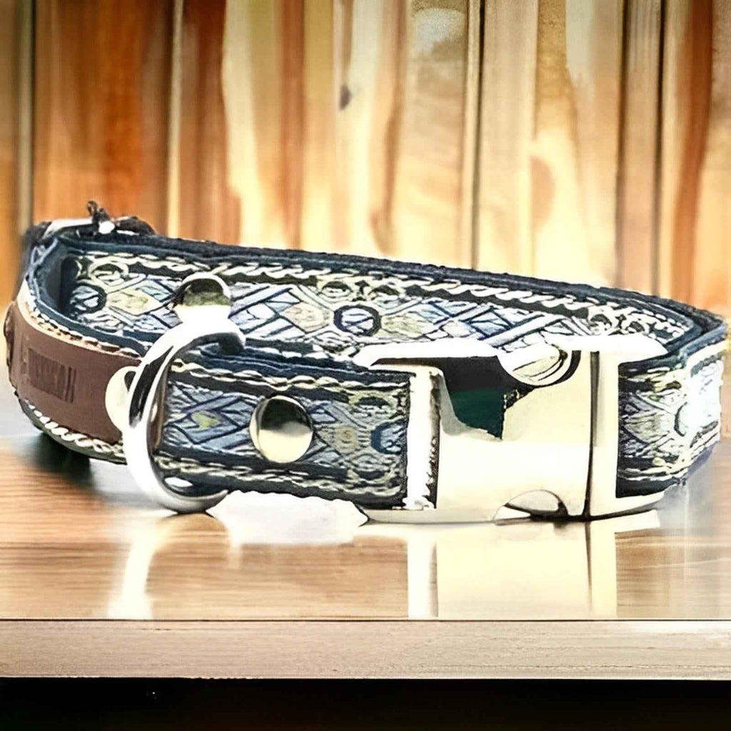 Engraved Cotton Dog Collar for Small Breeds