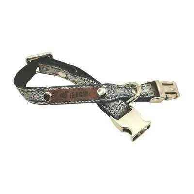 Engraved Cotton Dog Collar for Small Breeds